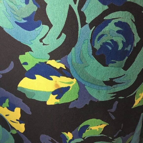 Betsey Johnson Strapless Silk Dress Sz 4 - Picture 3 of 7